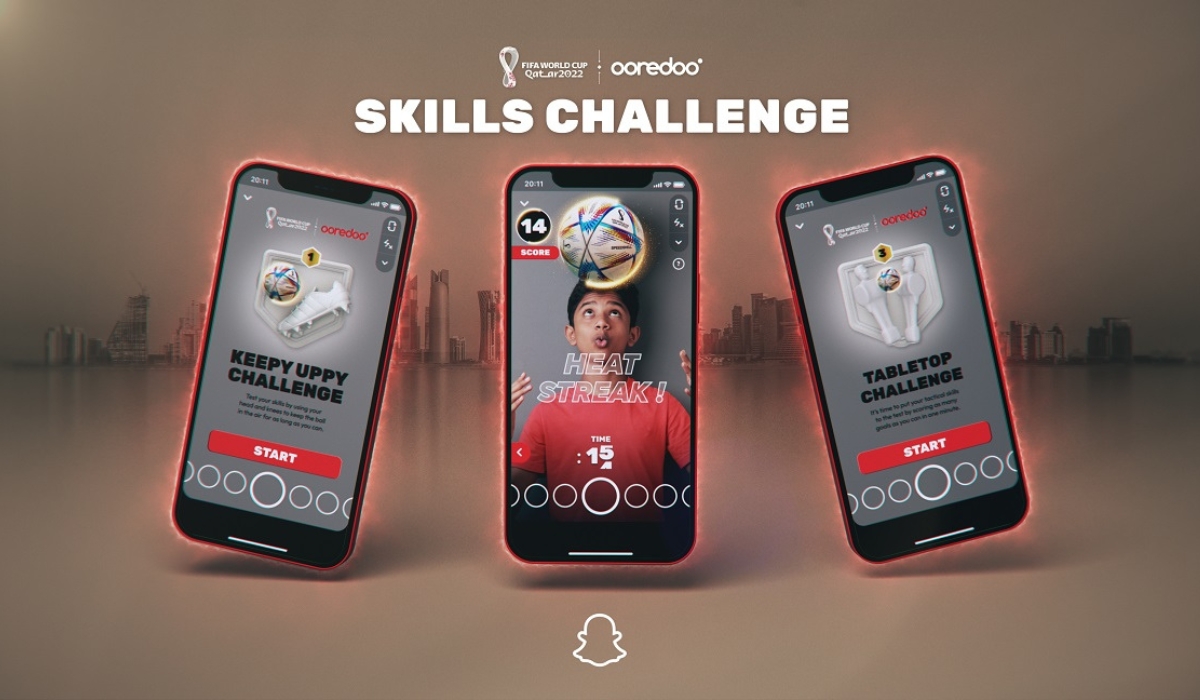 Ooredoo and Snapchat Tap Into 5G to Create Unique AR Moments for Football Fans From Across the World